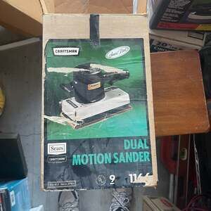 Vintage Craftsman Sears Best Dual Motion Sander Model 315.11660 w Original Box